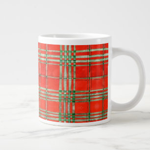 RED SCOTT TARTAN Big Tasse