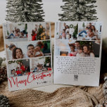 Red Script Frohe Weihnachten Vertical Nine Foto<br><div class="desc">Feiern Sie die Saison mit diesem roten Drehbuch Merry Christmas senkrechten neun Foto Ferienkarte mit einer Touch von elegantem Charme. Das schicke Design präsentiert eine einfache rot-weiße Farbpalette, die den gemütlichen Geist des Winters widerspiegelt. Seine moderne und einzigartige Anziehungskraft und seine rustikale Formulierung schaffen ein perfektes Gleichgewicht zwischen saisonalen und...</div>