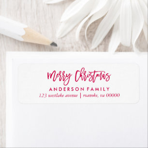 Red Script "Merry Christmas"