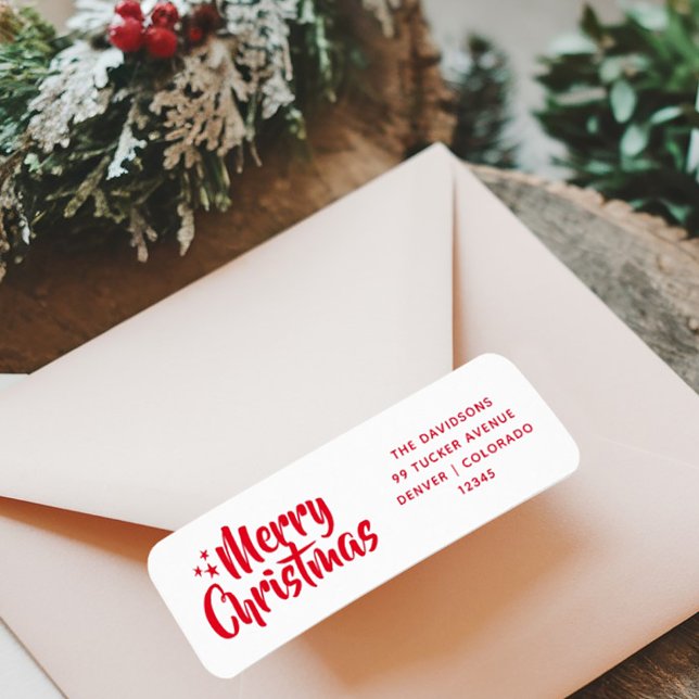 Red Script Niedlicher Schriftart Frohe Weihnachten (Von Creator hochgeladen)