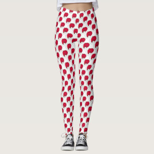 Red Secret Santa Claus hats Weihnachtsfeiertag Leggings