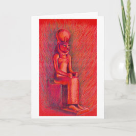 Red Sekhmet Card Karte