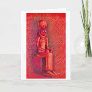 Red Sekhmet Card Karte