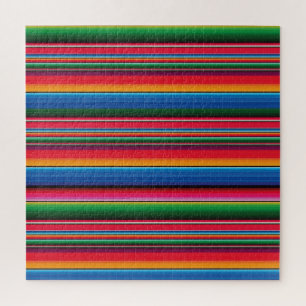 Red Serape Saltillo traditionelle mexikanische Dec Puzzle