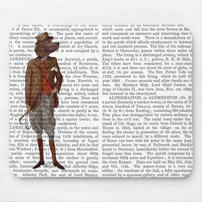 Red Setter Rider Full Mousepad (Vorne)