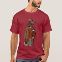 Red Setter Rider Portrait