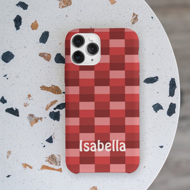 Red Shades Color Blocks Case-Mate iPhone Hülle (Von Creator hochgeladen)