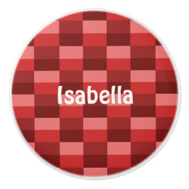 Red Shades Color Blocks Keramikknauf