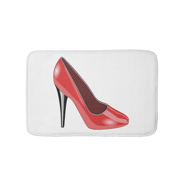 Red Shoe Badematte (Vorderseite)