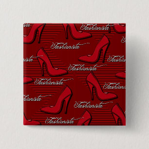 Red Shoes-Fashionista-Button Button