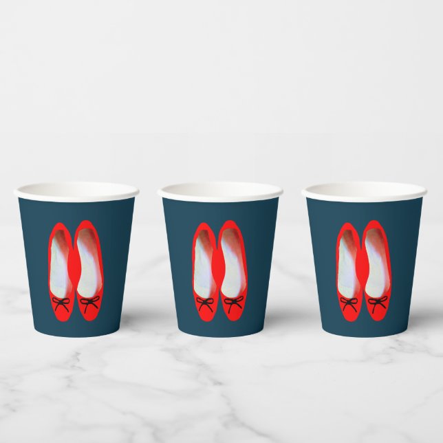 Red Shoes Paper Cup Pappbecher (Multi)