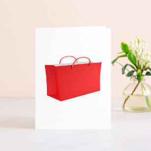 Red Shopping Bag Vibranu