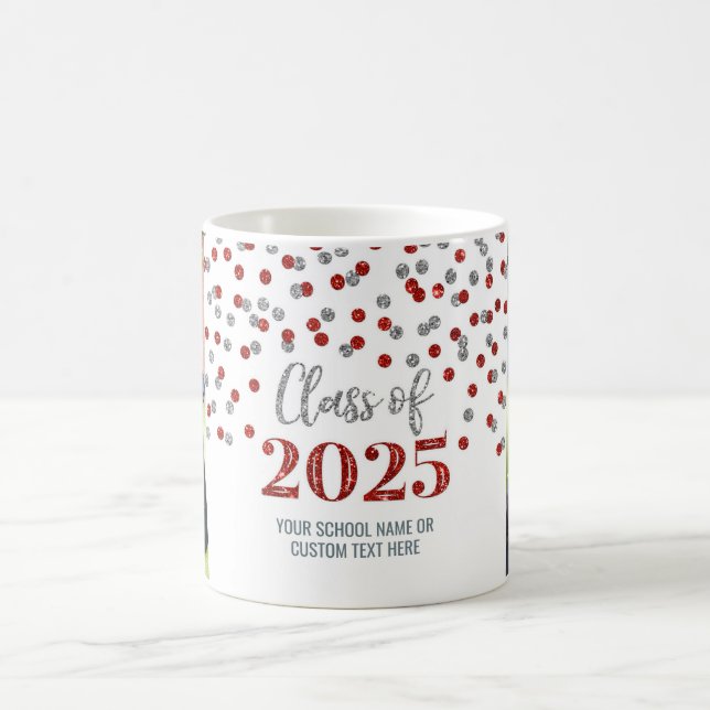 Red Silver Class of 2025 Coffee Tasse (Mittel)