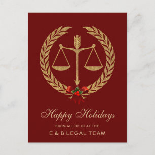 Red Simple Attorney Weihnachten