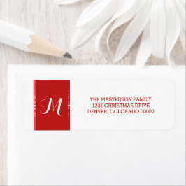Red Simply Chic Weihnachtsadressen Labels