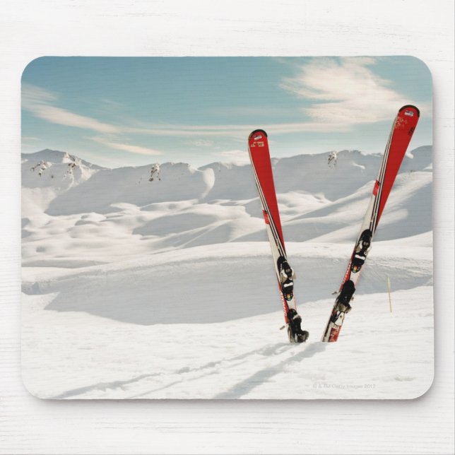 Red Skis Mousepad (Vorne)