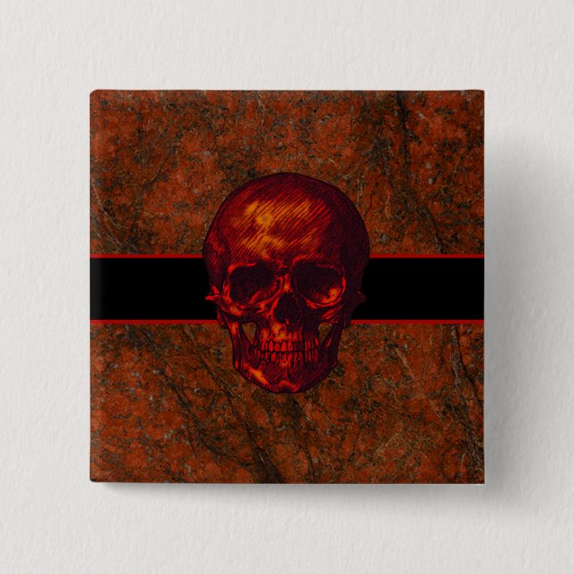 Red Skull Button (Vorderseite)