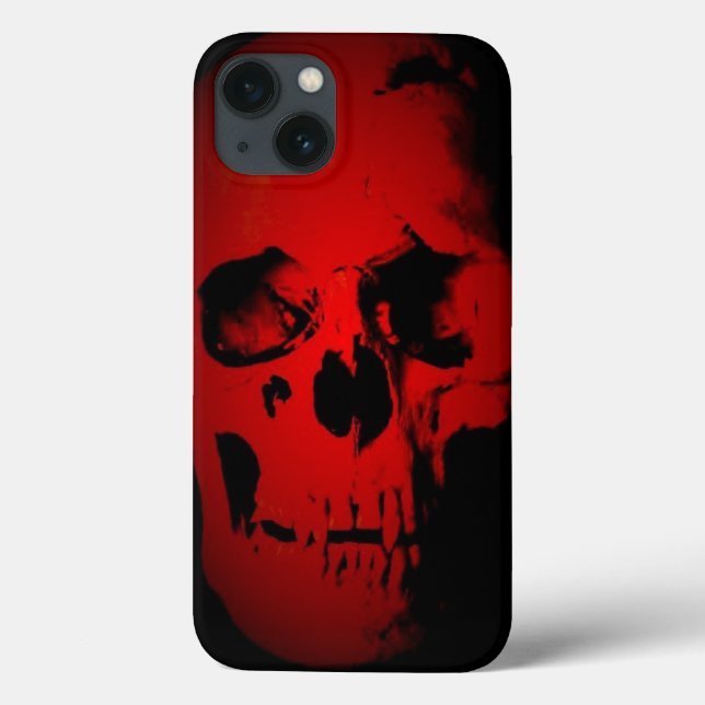 Red Skull Case-Mate iPhone Hülle (Rückseite)