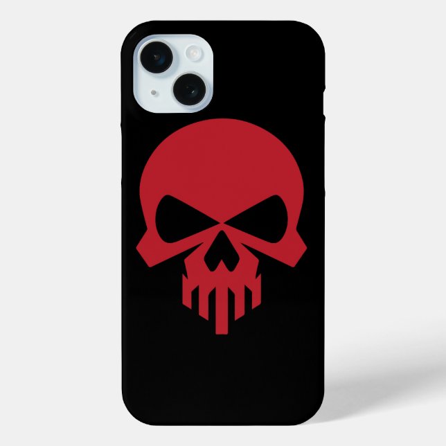 Red Skull Case-Mate iPhone Hülle (Rückseite)