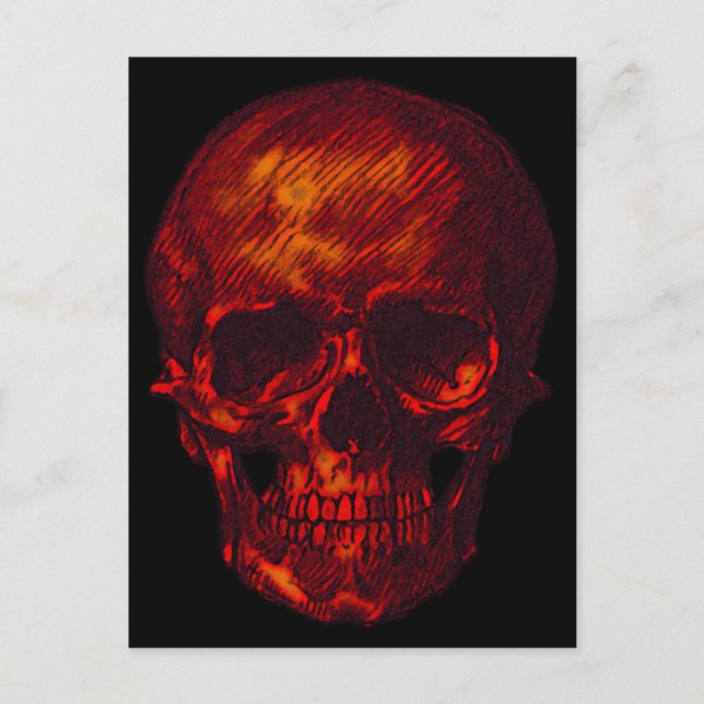 Red Skull Postkarte (Vorderseite)