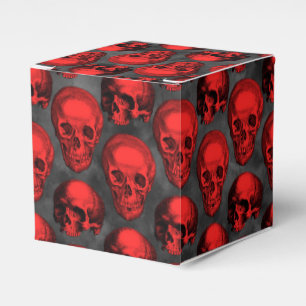Red Skulls and Sunflower Series Design 1 Geschenkschachtel