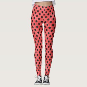 Red Skulls and Sunflower Series Design 4 Leggings