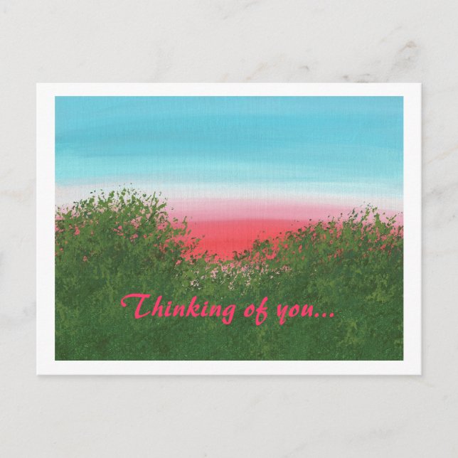 Red Sky at Night, Custom Postcards Postkarte (Vorderseite)