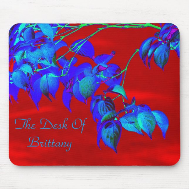 Red Sky Blue Verlasse Personalisiert MousePad (Vorne)