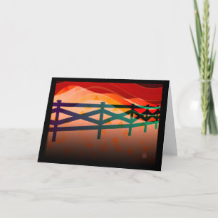 Red Sky Shepherd Card Karte