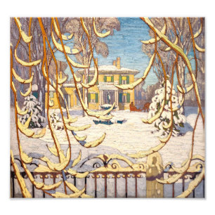 Red Sleigh House, Winter   Lawren Harris   Fotodruck