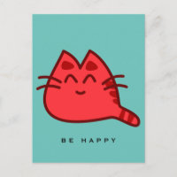 Red Smilly Kitty Cat