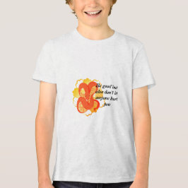 Red Snake on a Golden Blume" | Einzigartig und lux Tri-Blend Shirt