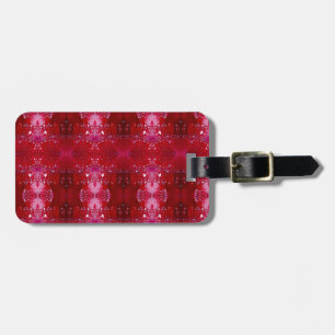 Red Snapdragon Ikat Gepäckanhänger