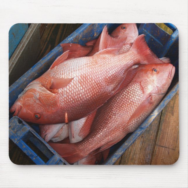 Red Snapper Fish Mousepad (Vorne)