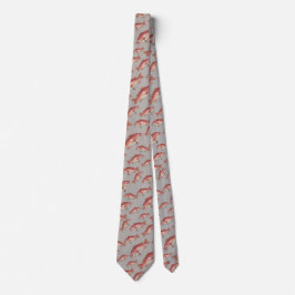 Red Snapper Saltwater Fish Pattern Krawatte