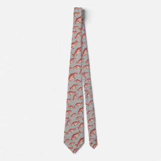 Red Snapper Saltwater Fish Pattern Krawatte