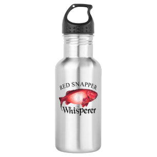 Red Snapper Whisperer Light Edelstahlflasche