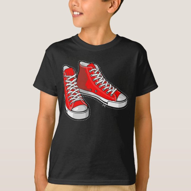Red Sneakers T-Shirt (Vorderseite)