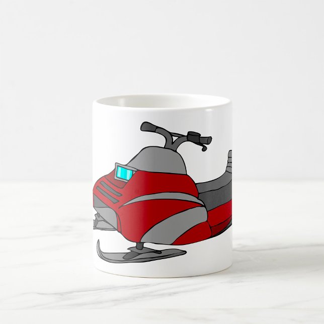 Red Snow Mobile Kaffeetasse (Von Creator hochgeladen)