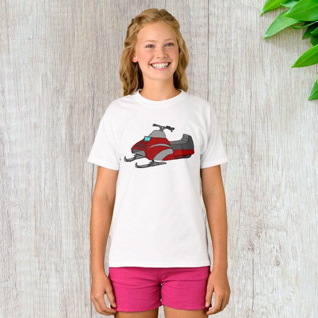 Red Snow Mobile T-Shirt (Von Creator hochgeladen)