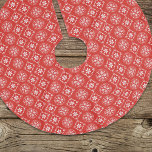 Red Snowflake Muster Einfache Weihnachten Polyester Weihnachtsbaumdecke<br><div class="desc">Fügen Sie Ihrer Weihnachtsfeier eine festliche Touch mit diesem klassischen Baumrock hinzu, der ein rot-weißes Muster mit schlichten Schneeflocken für einen zeitlosen Urlaubsstil aufweist. Die elegante Winterarchitektur vereint stilvollen traditionellen Charme mit einem charmanten Ambiente im Xmas-Stil. Die schlichte minimalistische Ästhetik und der minimalistische, einfache Stil machen es zu einer perfekten...</div>