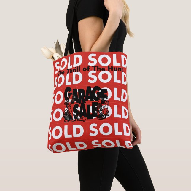 Red Sold Garage Verkauf Thrill The Hunt Tote Bag (Von Nahem)