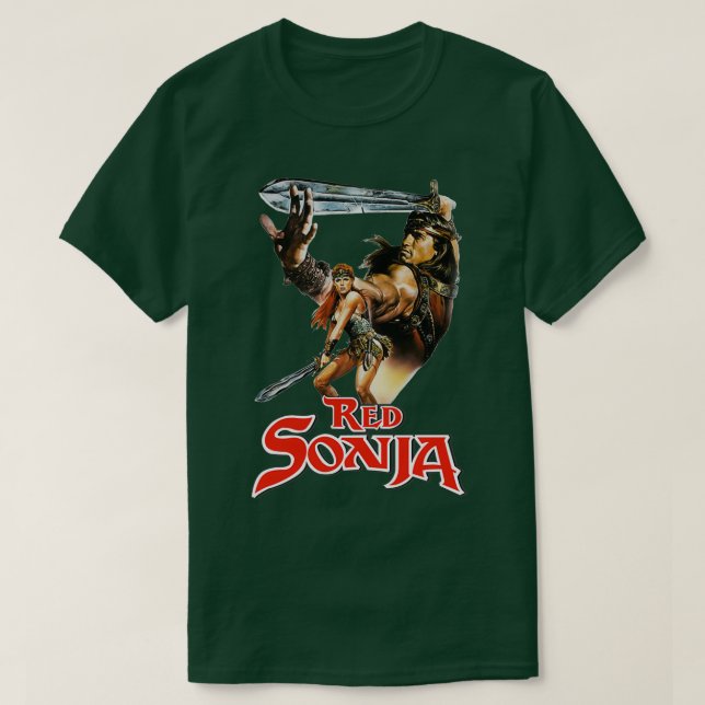 Red Sonja Cult Film T-Shirt (Design vorne)