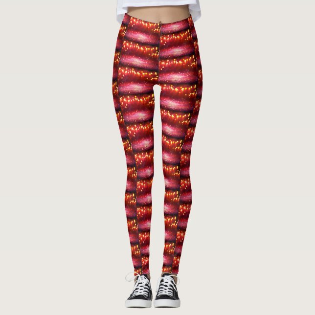 Red Sparkle Leggins (Vorderseite)