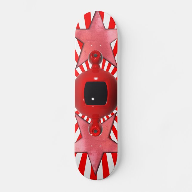 Red Speed Skateboard (Vorderseite)