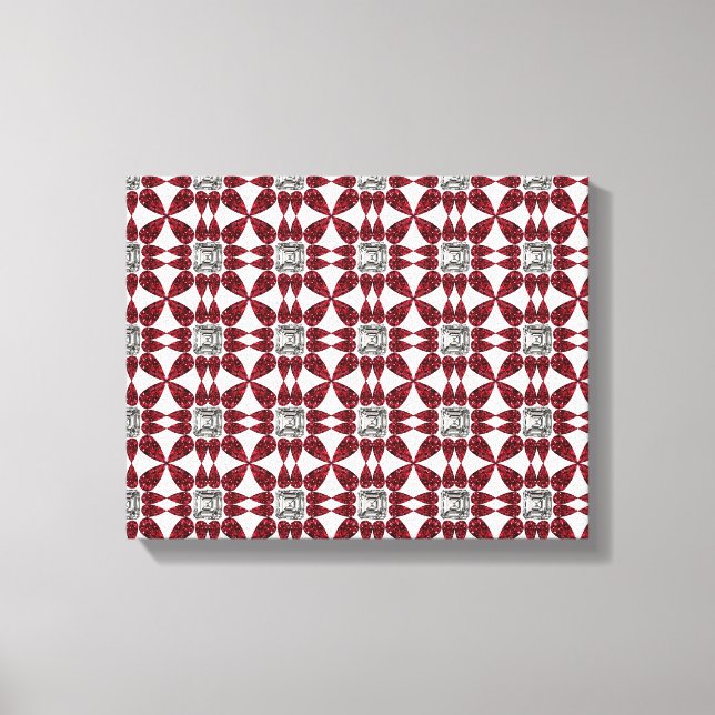 Red Spider Motif Leinwanddruck (Vorderseite)