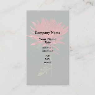 Red Spider Mum Visitenkarte