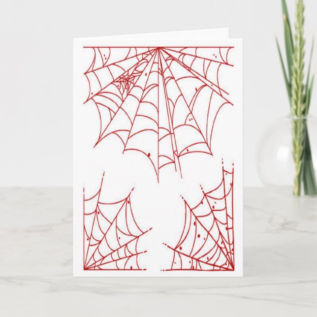 Red Spider Web Karte (Vorderseite)