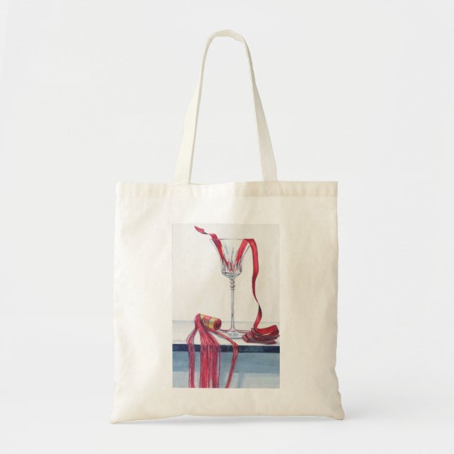 Red Spill No. 2 Tote Bag Tragetasche (Vorne)