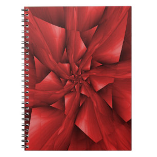 Red Spiral Arms Notebook Notizblock